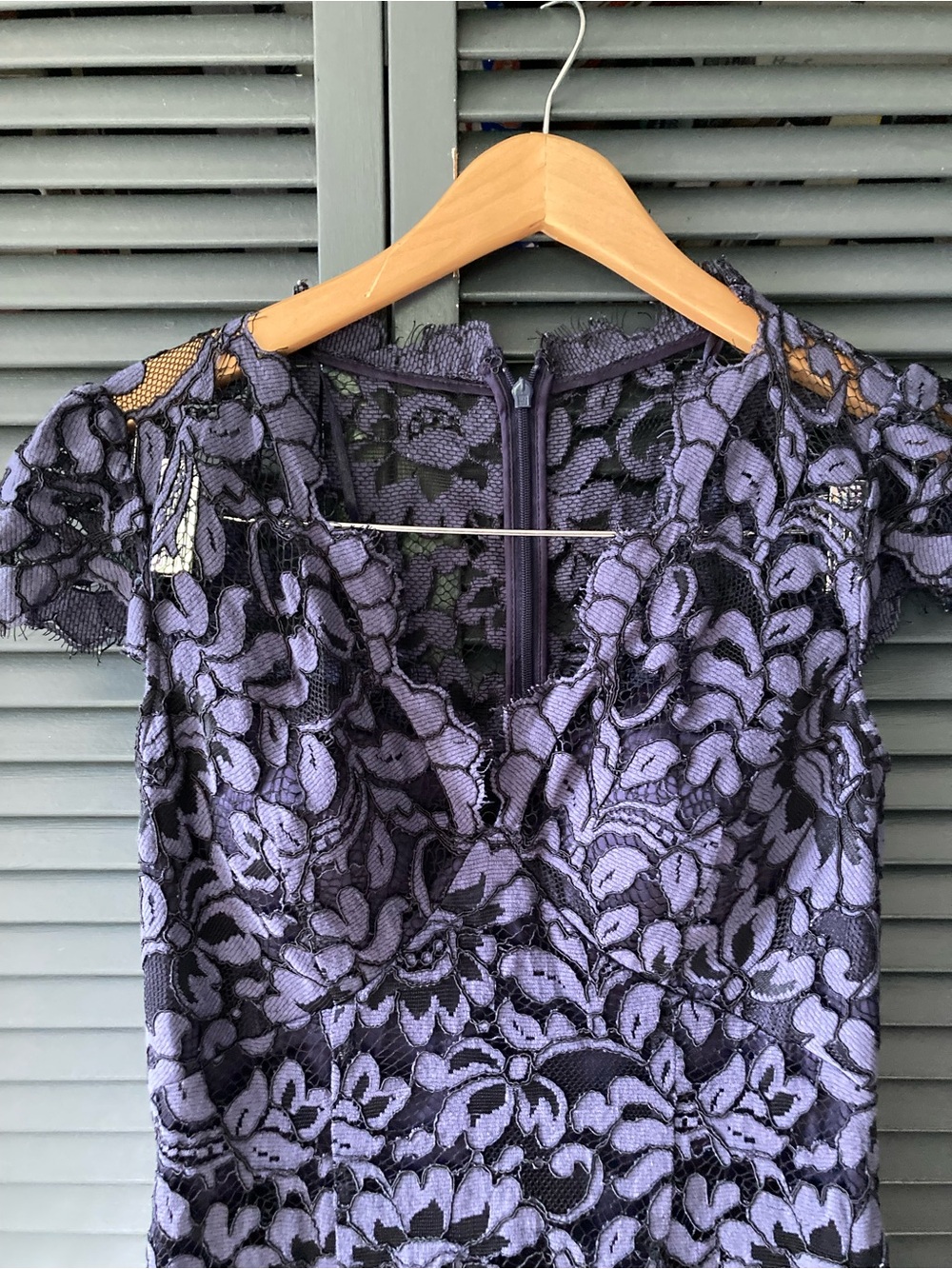 Eliza J illusion Cap Sleeve Gown - Picture 11 of 16